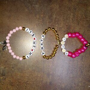 3pc. Taylor Swift braclet set